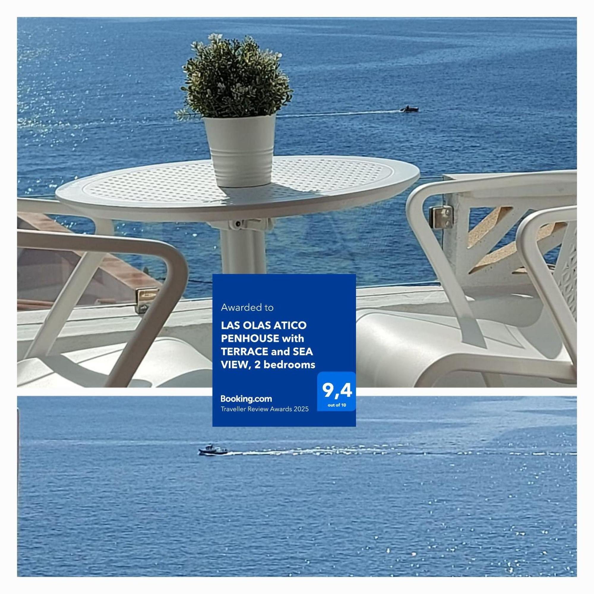 Las Olas Atico Penhouse With Terrace And Sea View, 2 Bedrooms La Caleta  Exterior foto